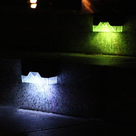 Aplica solara LED Flippy, ABS/Policarbonat, rezistenta la apa IP65, pentru trepte, borduri, terasa, 1.2V, 600mah, 7.9 x 5 cm, lu