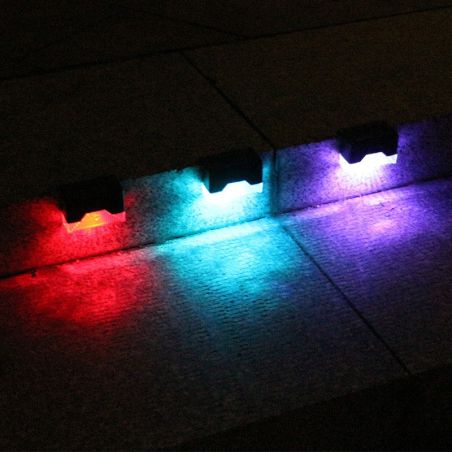 Aplica solara LED Flippy, ABS/Policarbonat, rezistenta la apa IP65, pentru trepte, borduri, terasa, 1.2V, 600mah, 7.9 x 5 cm, lu