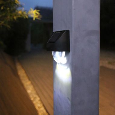 Aplica solara LED Flippy, ABS/Policarbonat, rezistent la apa IP65, 1 LED, pentru gradina, casa, balcon, terasa, 1.2V, 600mah, 8.