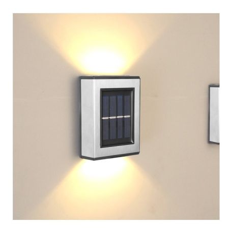 Aplica solara LED Flippy, ABS/Policarbonat, rezistenta la apa IP65, pentru trepte, borduri, terasa, 1.2V, 600mah, 10 x 7.5 x 3 c