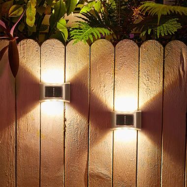 Aplica solara LED Flippy, ABS/Policarbonat, rezistenta la apa IP65, 6 LED-uri, pentru perete, trepte, borduri, terasa, 1.2V, 600