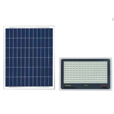 Proiector LED cu Panou Solar Flippy, Senzor de lumina, Waterproof, 140 LED-uri incorporate, 65W, 19.5x17 cm, 3000 mAh, IP67, Des