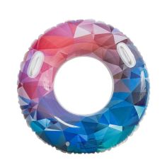 Colac cu manere, model Multicolor geometric,90cm