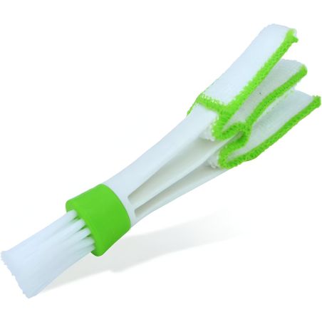Set 17 Accesorii pentru Curatare Auto, Flippy, Interior si Exterior, 4 Capete pentru Bormasina, 5 Pensule, 3 Perii, 1 Laveta, 1 