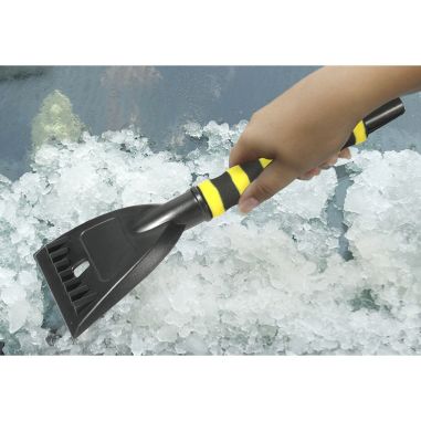 Perie de Zapada cu Racleta pentru Masina, Flippy, Multifunctionala, Rotativa, Demontabila, cu Maner Antiderapant, Aluminiu, Plas