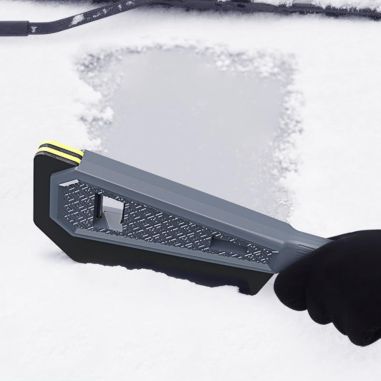 Racleta Auto pentru Zapada cu Doua Capete, Flippy, Universala, Deszapezire Masina, cu Maner Lung, Ergonomica, Detasabila, pentru