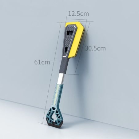Racleta Auto pentru Zapada cu Doua Capete, Flippy, Universala, Deszapezire Masina, cu Maner, Ergonomica, Detasabila, pentru Geam