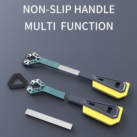 Racleta Auto pentru Zapada cu Doua Capete, Flippy, Universala, Deszapezire Masina, cu Maner, Ergonomica, Detasabila, pentru Geam