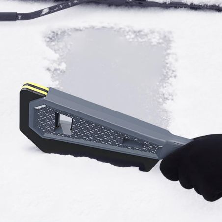 Racleta Auto pentru Zapada cu Doua Capete, Flippy, Universala, Deszapezire Masina, cu Maner, Ergonomica, Detasabila, pentru Geam