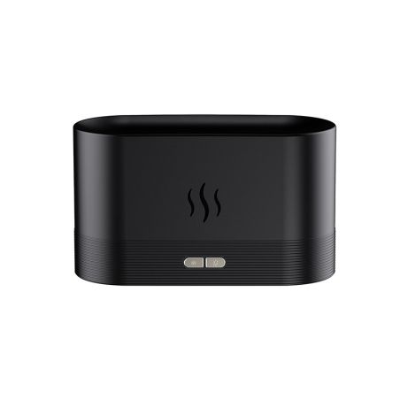 Difuzor de ulei esential cu flacara Flippy, aromaterapie, umidificator de aer, rezervor 180 ml, simulare efectelor de iluminare 