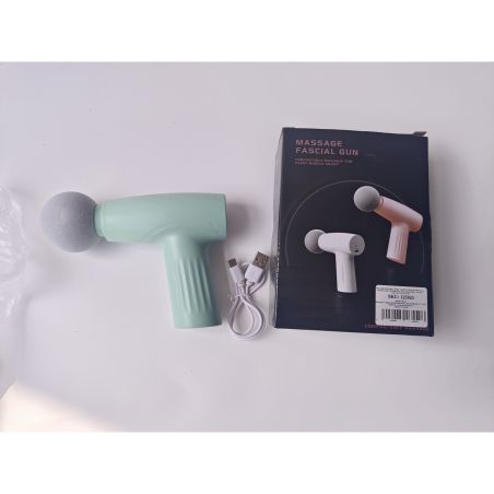 Mini Aparat de Masaj, Flippy, Tip Pistol, Incarcare USB Tip C, Portabil, Pentru Relaxare Musculara, Autonomie 120 Min, 3 Trepte 