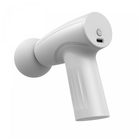 Mini Aparat de Masaj, Flippy, Tip Pistol, Incarcare USB Tip C, Portabil, Pentru Relaxare Musculara, Autonomie 120 Min, 3 Trepte 
