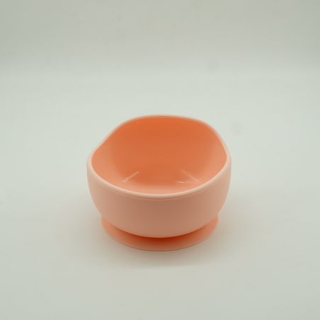 Set 5 piese diversificare bebelusi si copii din silicon Flippy, baveta, farfurie compartimentata cu ventuza, bol cu ventuza, tac