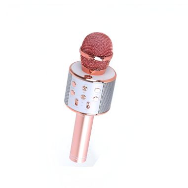 Microfon Karaoke, Flippy, pentru Copii, Bluetooth, Boxa Incorporata, Compatibil cu Orice Smartphone, Acumulator Integrat, Multif