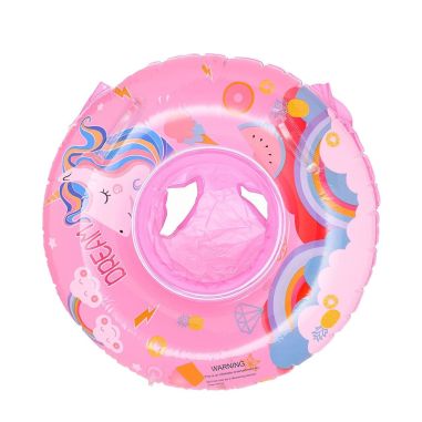 Colac cu chilotel si manere, pentru copii mici, model Unicorn, 60cm, +3ani