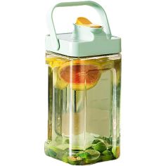 Dozator portabil pentru bauturi Flippy, 3.5 litri, capac etans, duza deschidere/inchidere, recipent din plastic, gradat, filtru,