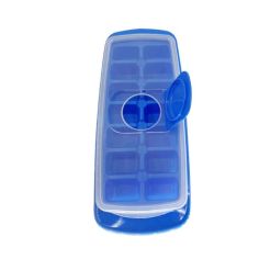 Forma pentru cuburi de gheata Flippy, 14 cuburi, reutilizabil, plastic alimentar, cu capac, orificiu umplere, dreptunghiulara, 2