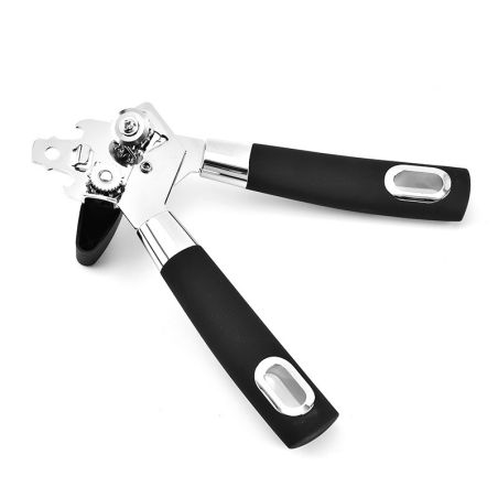 Desfacator de conserve multifunctional Flippy, Otel inoxidabil, Maner antialunecare, ergonomic, rezistent la rugina, usor de uti