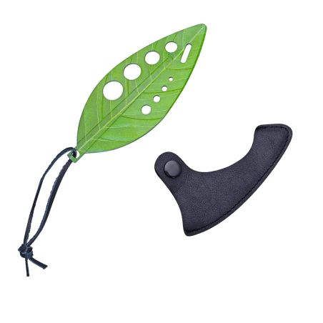 Tocator manual pentru ierburi Flippy, instrument de curatat frunze, tocator, margini ascutie, 9 gauri de diferite dimensiuni, mu