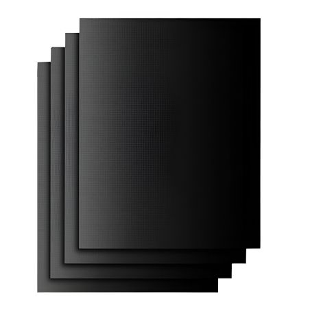 Set 4 Folii Antiaderente din Teflon, Flippy, Multifunctionale, Rezistente la Apa si Temperaturi Ridicate, pentru Gratar, Cuptor,