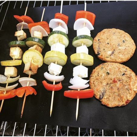 Set 4 Folii Antiaderente din Teflon, Flippy, Multifunctionale, Rezistente la Apa si Temperaturi Ridicate, pentru Gratar, Cuptor,