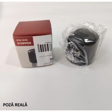 Capac de Etansare a Sticlei de Sampanie, Flippy, Rotativ, On-Off, Silicon, Reutilizabil, Usor de Depozitat si Folosit, 3.8 x 3.8