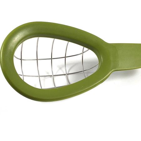 Feliator de Avocado, Flippy, pentru Taierea in Cubulete, Multifunctional, pentru Bucatarie, Otel Inoxidabil, ABS, 16x8x5 cm, Ver