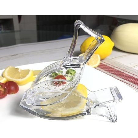 Storcator de Citrice Manual, Flippy, Rezistente, Usor de Folosit si Depozitat, Durabil, Calitativ, 12x5.2 cm, Model Peste, Trans