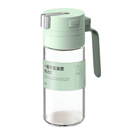 Dispenser pentru Ulei, Flippy, Deschidere si Inchidere Automata a Rezervorul, cu Inductie Gravitationala, 550 ml, 12x7.6x20.5 cm