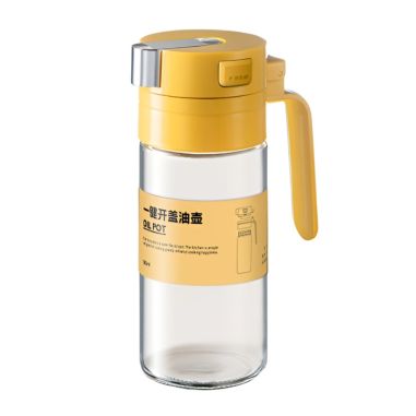 Dispenser pentru Ulei, Flippy, Deschidere si Inchidere Automata a Rezervorul, cu Inductie Gravitationala, 550 ml, 12x7.6x20.5 cm