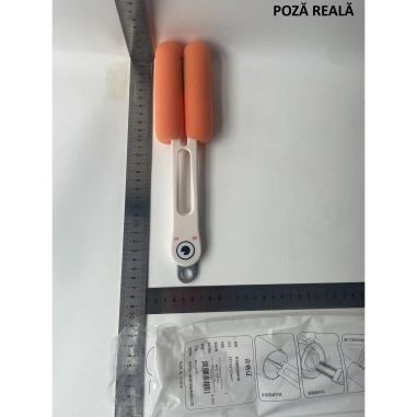 Perie de Curatat Pahare, Cani, Sticle, Flippy, cu Maner Lung si Burete, Accesorii pentru Spalarea Paielor si Capacelor, usor de 