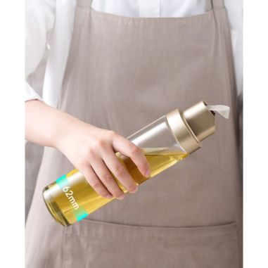 Dispenser pentru Ulei, Flippy, Deschidere si Inchidere Automata a Rezervorul, cu Inductie Gravitationala, 500 ml, 26.1x6.2x6.2cm