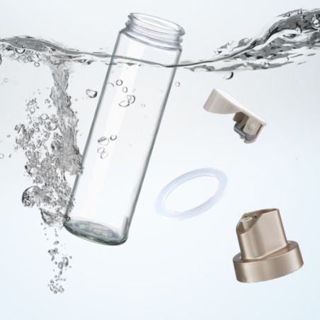 Dispenser pentru Ulei, Flippy, Deschidere si Inchidere Automata a Rezervorul, cu Inductie Gravitationala, 500 ml, 26.1x6.2x6.2cm
