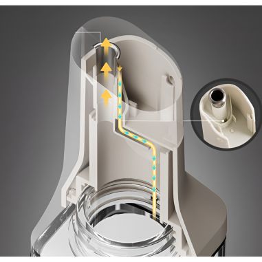 Dispenser pentru Ulei, Flippy, Deschidere si Inchidere Automata a Rezervorul, cu Inductie Gravitationala, 500 ml, 29.5x6x6 cm, A