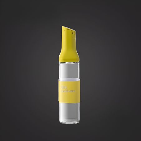 Dispenser pentru Ulei, Flippy, Deschidere si Inchidere Automata a Rezervorul, cu Inductie Gravitationala, 500 ml, 29.5x6x6 cm, G