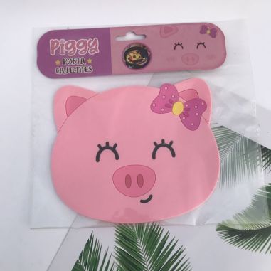 Suport pentru Pahar, Flippy, Model Pucelus, PVC, Dimensiuni 15.5x15.5 cm, Roz