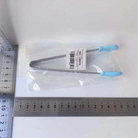 Cleste Creativ pentru Mancare, Flippy, Model Manusi din Silicon, 14.5x3 cm, Rezistent la Temperaturi Inalte si Coroziune, Albast