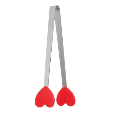 Cleste Creativ pentru Mancare, Flippy, Model Inimioare din Silicon, 14.5x3 cm, Rezistent la Temperaturi Inalte si Coroziune, Ros