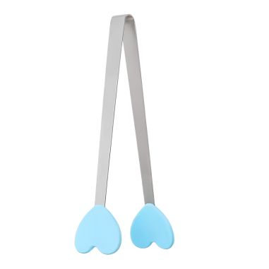 Cleste Creativ pentru Mancare, Flippy, Model Inimioare din Silicon, 14.5x3 cm, Rezistent la Temperaturi Inalte si Coroziune, Alb