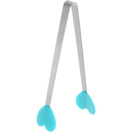 Cleste Creativ pentru Mancare, Flippy, Model Inimioare din Silicon, 14.5x3 cm, Rezistent la Temperaturi Inalte si Coroziune, Alb