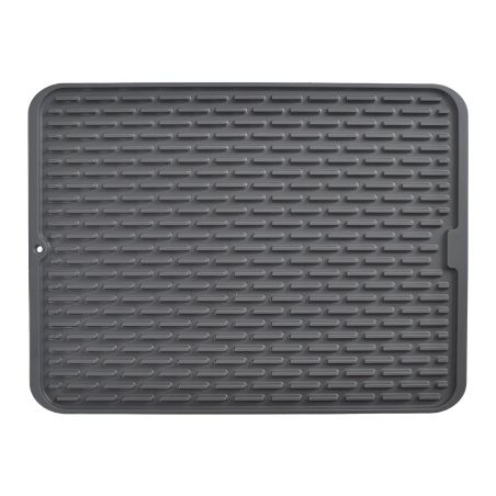 Covoras din Silicon pentru Scurgere Vase, Flippy, Uz Casnic, Rezistent la Temperaturi Ridicate, Izolator, 43x32.5 cm, Negru