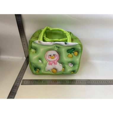 Geantă Frigorifică, Flippy, cu Desene Animate 3D, Portabilă pentru Copii, de Prânz, din Pânză Oxford, 23x13x19 cm, Model Ratusca