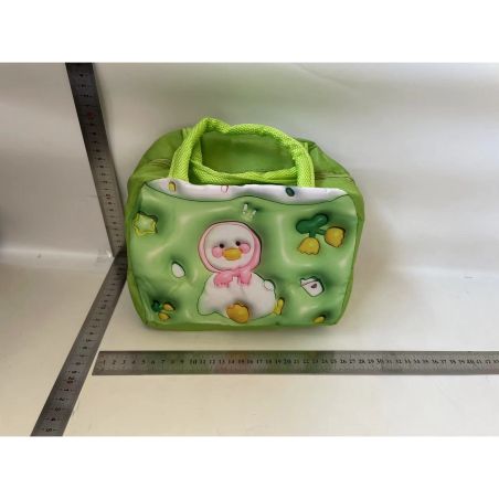 Geantă Frigorifică, Flippy, cu Desene Animate 3D, Portabilă pentru Copii, de Prânz, din Pânză Oxford, 23x13x19 cm, Model Ratusca
