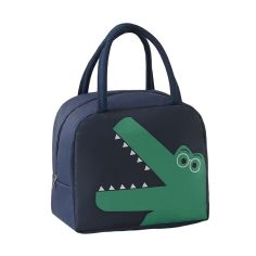 Geantă Frigorifică, Flippy, cu Desene Animat, Portabilă pentru Copii, de Prânz, din Pânză Oxford, 22x14x19 cm, Model Dinozaur, A