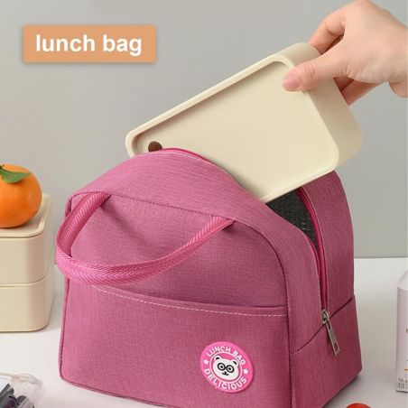 Geanta Termica pentru Pranz, Flippy, Multifunctionala, Compartimentata, Impermeabila, cu Manere, Buzunar Exterior, 22x14x19 cm, 
