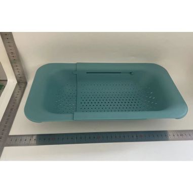 Cos pentru Scurgere Chiuveta de Bucatarie, Flippy, Plastic, Telescopic, 36x20x5 cm, Verde