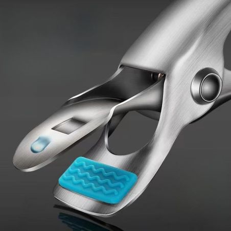 Clema pentru Boluri, Flippy, Anti-Alunecare, din Otel Inoxidabil si Silicon, de Uz Casnic, Rezistent la Temperaturi Inalte, 19.5