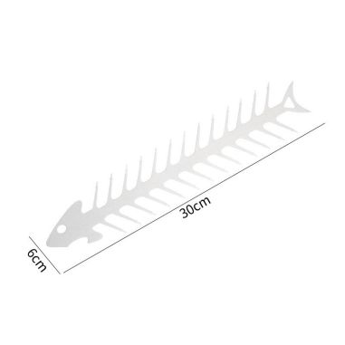 Forma pentru Frigarui, Flippy, Model Oase de Peste, din Otel Inoxidabil, Instrument pentru Gratar, BBQ, cu Deschizator de Sticle