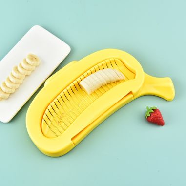 Feliator Multifunctional pentru Alimente, Flippy, Model Banana, pentru Legume si Fructe, Accesoriu pentru Bucatarie, 28.8x18.3 c