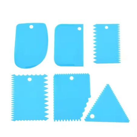 Set 55 Piese Ustensile pentru Ornare Prajituri, Flippy, din Plastic si Otel Inoxidabil, Multicolor